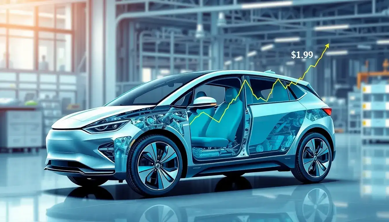 How does the cost of rare earth elements compare to other critical metals in EV production