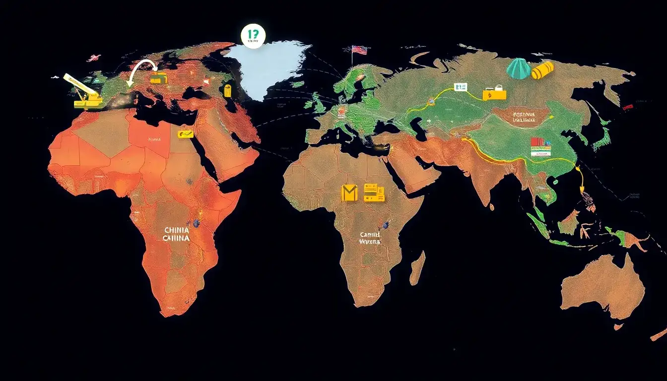 How does the geopolitical landscape affect the availability of rare earth elements