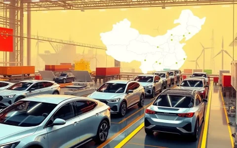 How does China's dominance in rare earth production impact global EV manufacturing