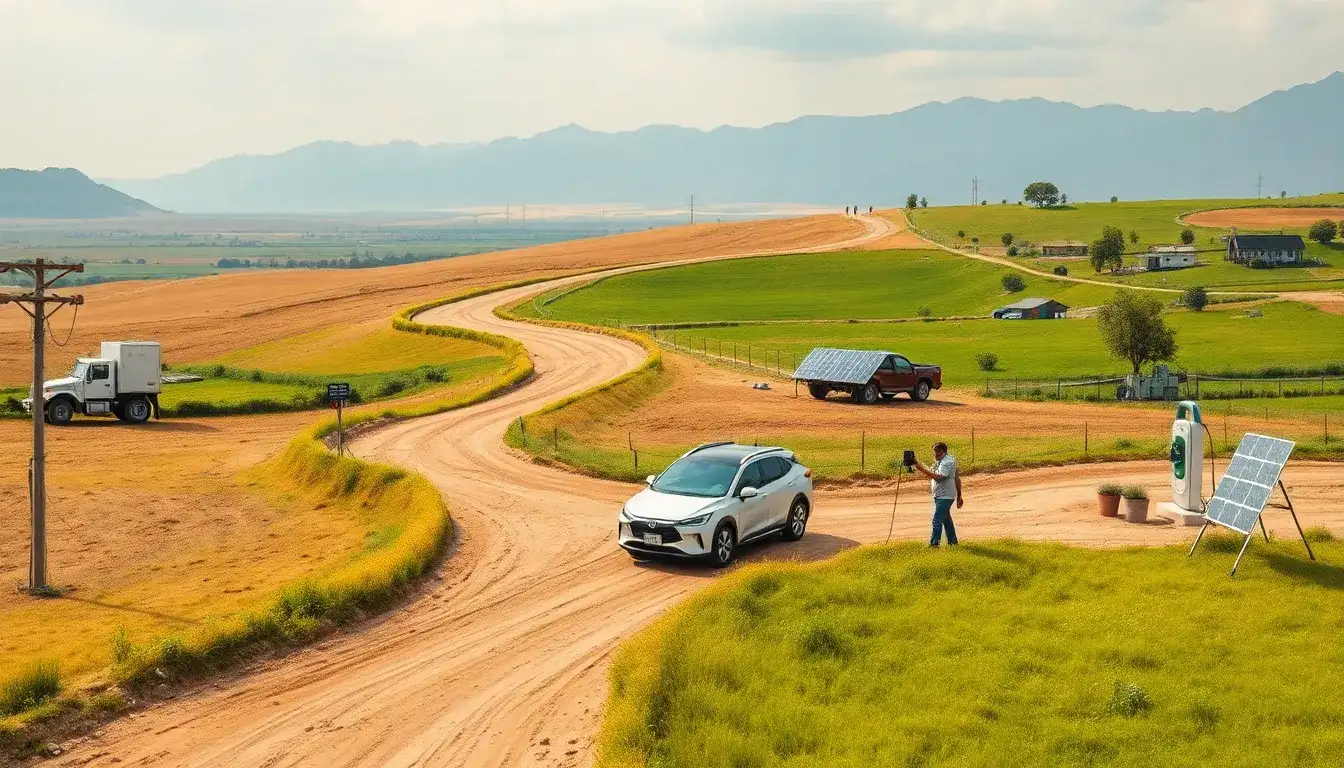 What are the main challenges rural residents face when using EVs