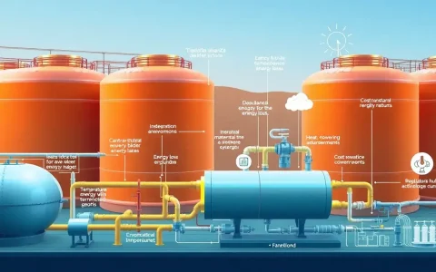 What are the main challenges in implementing thermal energy storage in CAES
