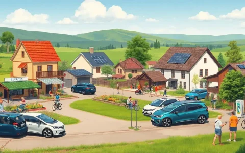 Are there any successful case studies of rural areas with high EV adoption rates