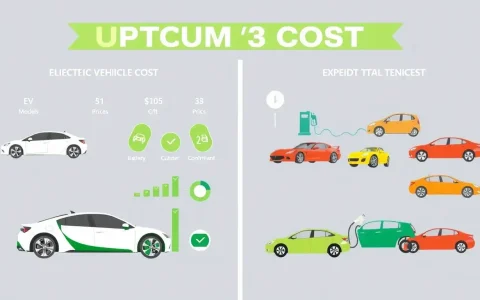 How do upfront costs for EVs compare to traditional vehicles