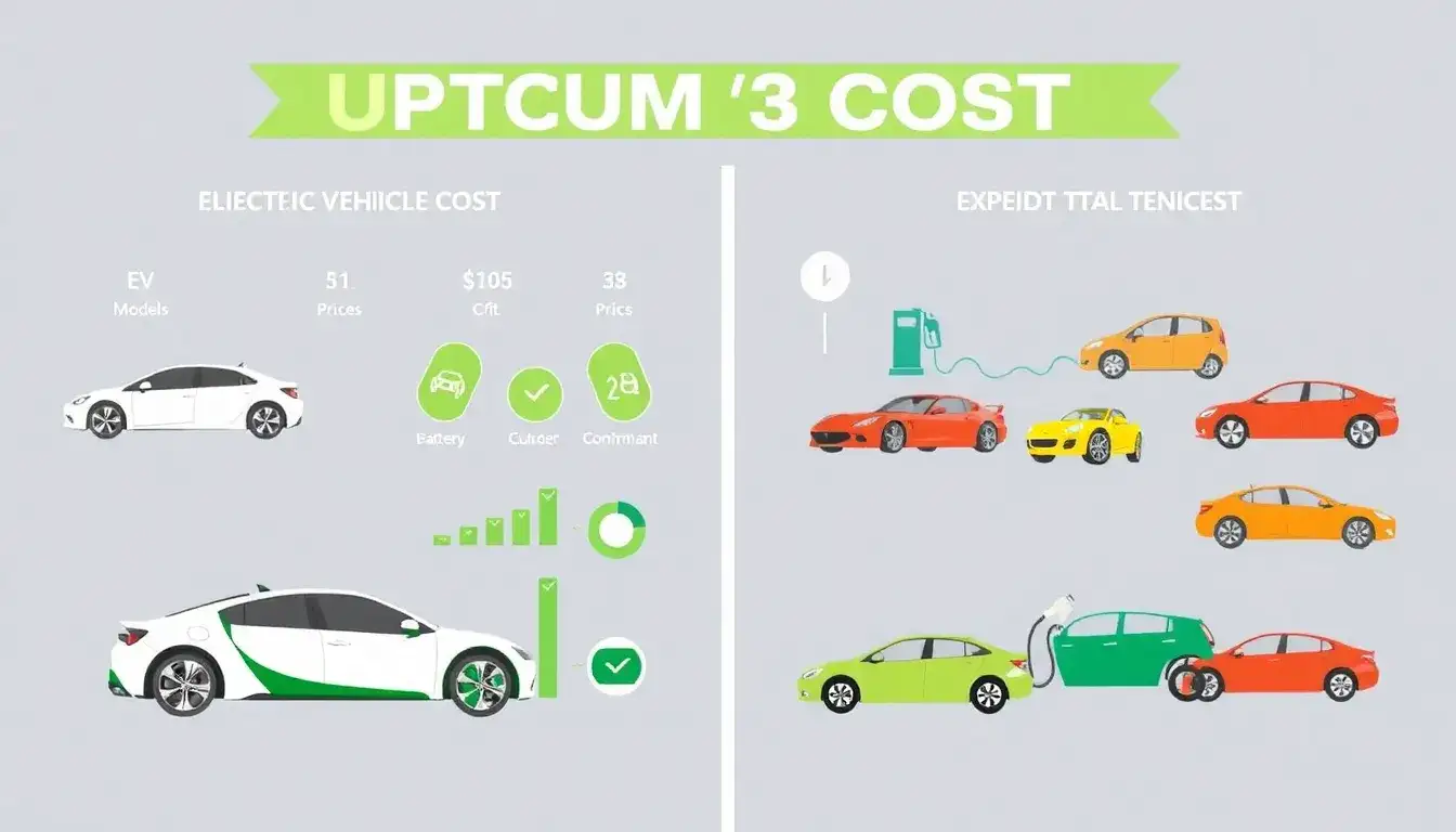 How do upfront costs for EVs compare to traditional vehicles