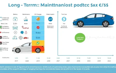 What are the long-term maintenance costs for EVs compared to traditional vehicles