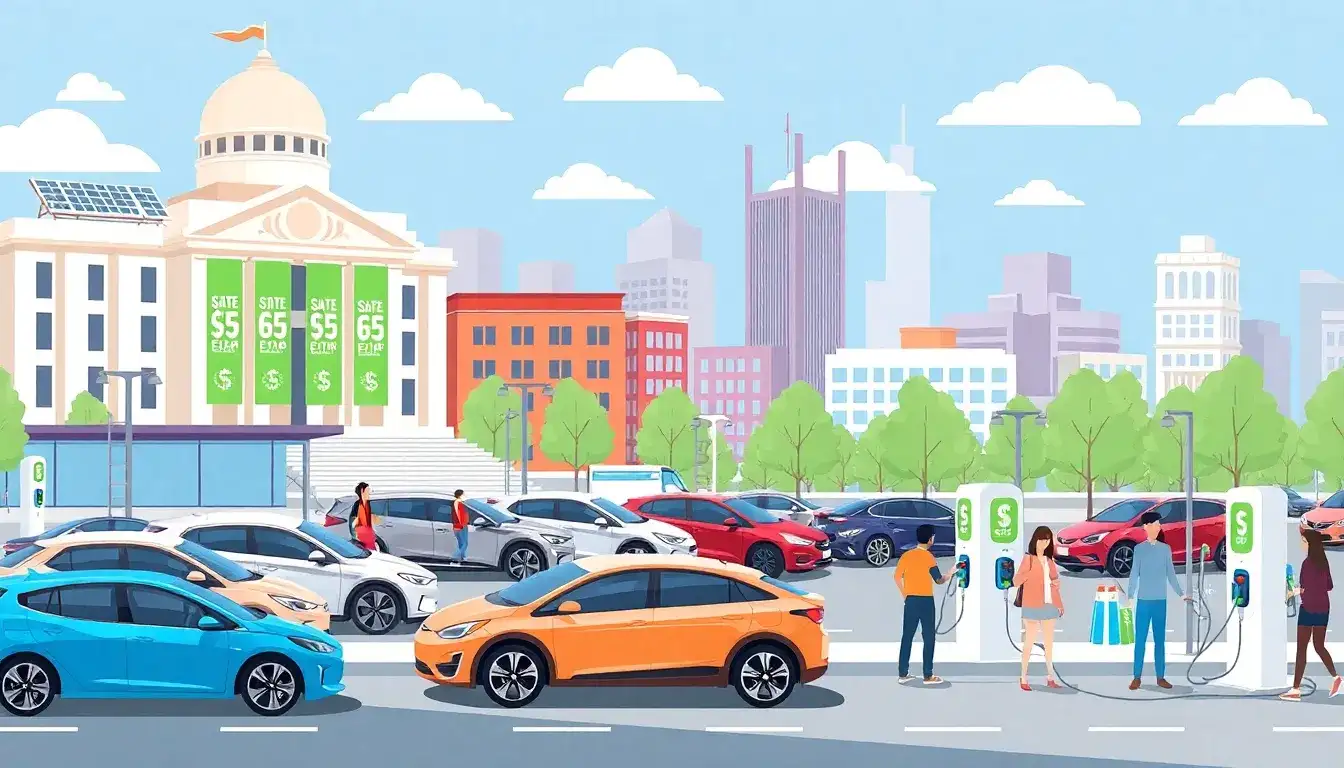 Are there any state or local incentives that can reduce the upfront cost of an EV