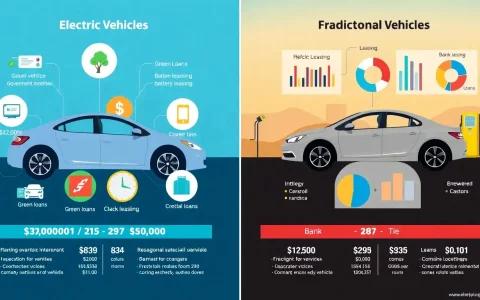 How do financing options for EVs compare to those for traditional vehicles