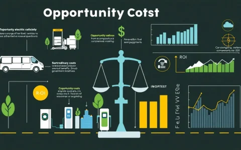 How do opportunity costs impact the overall ROI of transitioning to EVs