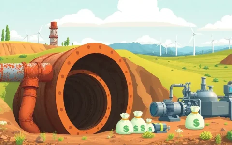 How do repurposed pipelines reduce the capital costs of CAES plants