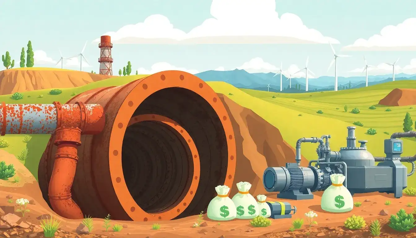 How do repurposed pipelines reduce the capital costs of CAES plants