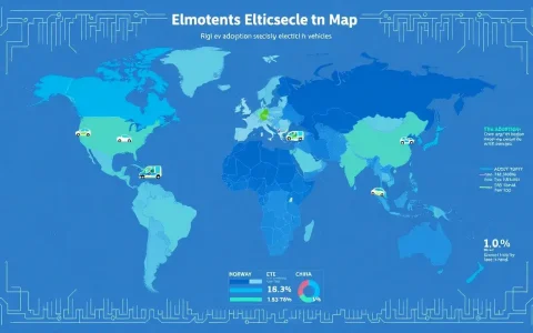 Which regions have the highest adoption rates of electric vehicles