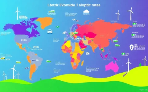Which countries outside the US have the highest EV adoption rates