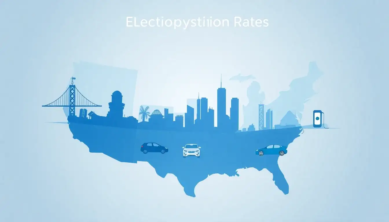 Which blue states have the highest EV adoption rates