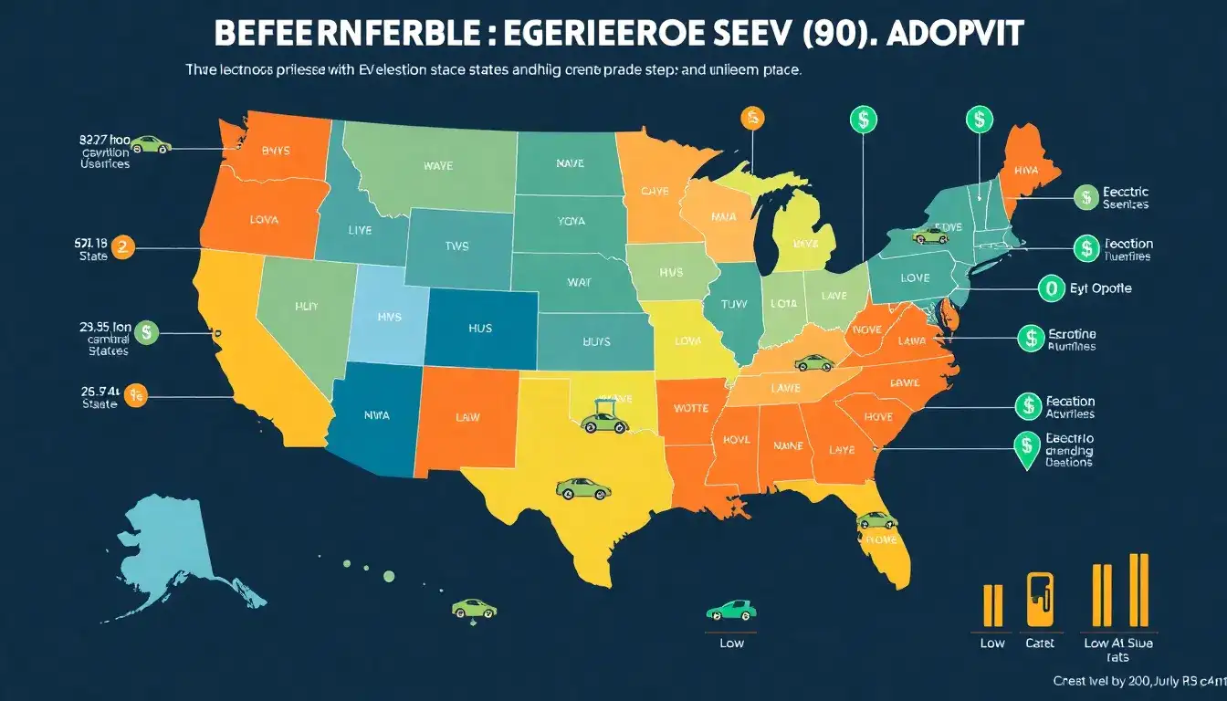What role do fuel prices play in EV adoption across different states