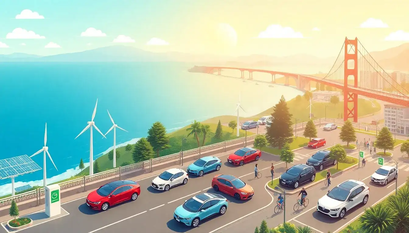 What factors contribute to high EV adoption in California