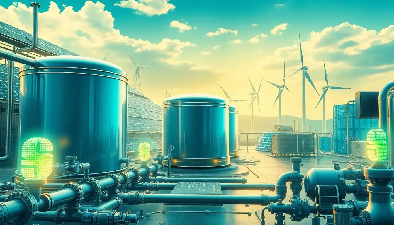 How does the cost of compressed air storage impact the overall cost of electricity