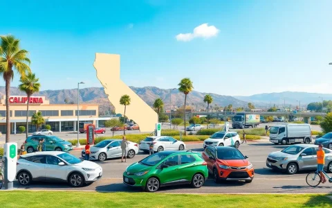 How does public charging infrastructure contribute to EV adoption in California