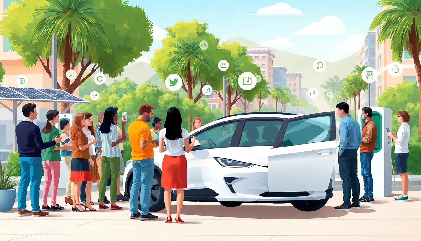 How does consumer awareness influence EV adoption in California