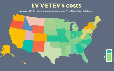 How does the cost of EVs compare between states with high and low adoption rates