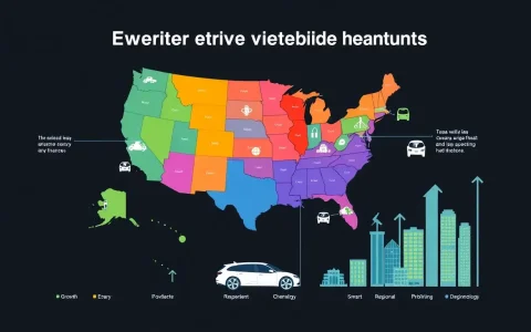 Are there any states with low EV adoption rates that are expected to see significant growth soon