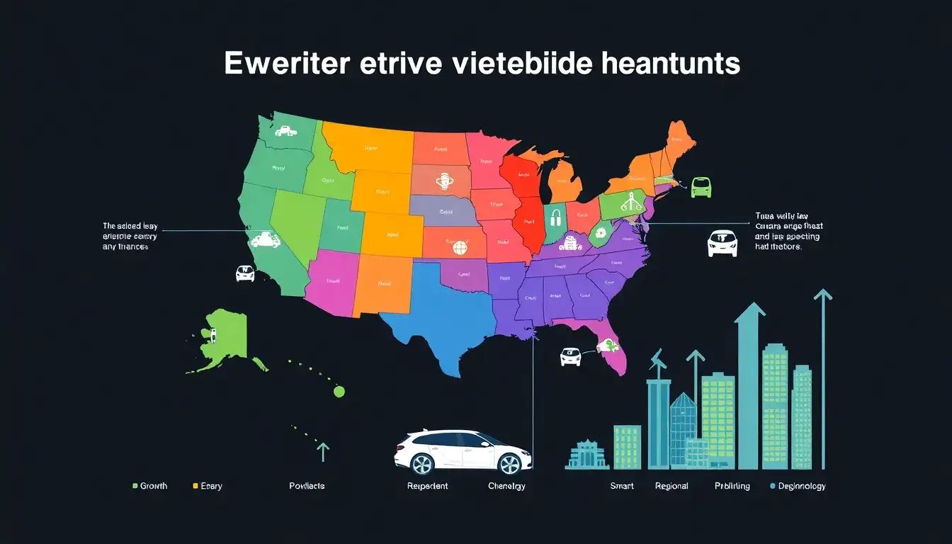 Are there any states with low EV adoption rates that are expected to see significant growth soon