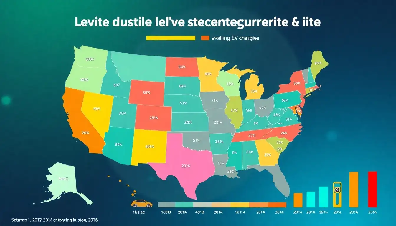 How does public charger availability correlate with EV adoption rates in different states