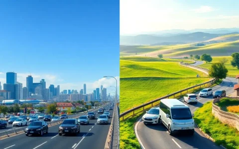 How do electric vehicles impact air quality in urban versus rural areas