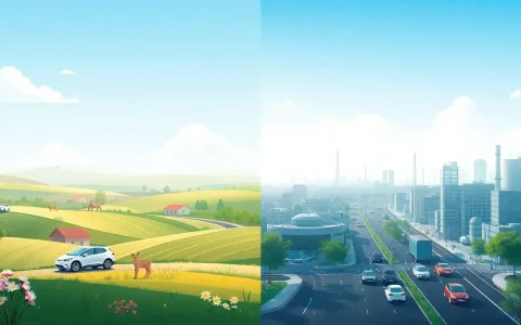 How do the emissions from EVs impact rural air quality compared to urban areas