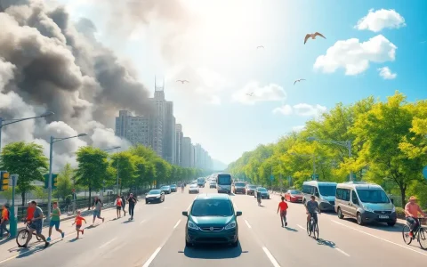 What are the health benefits of reducing air pollution from electric vehicles