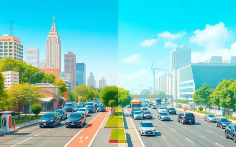What are the differences in air quality improvements between cities with high and low EV adoption
