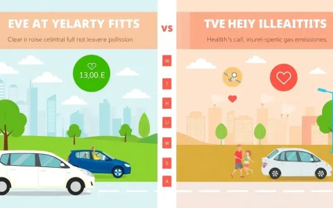 How do electric vehicles compare to hybrid vehicles in terms of health benefits