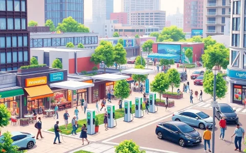 How does the availability of charging stations influence local economic development