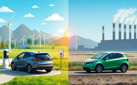 How does the source of electricity used to charge EVs affect their environmental benefits