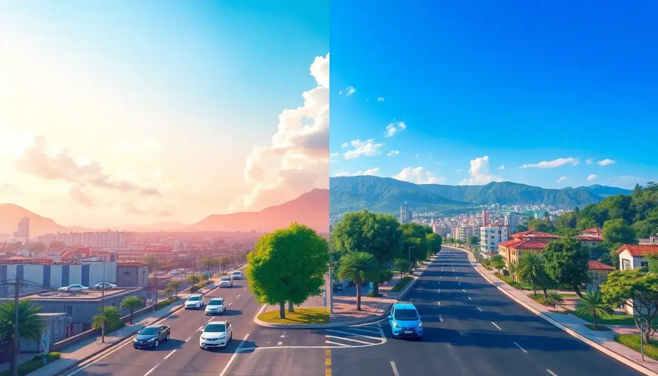 How does EV adoption impact air quality in different regions