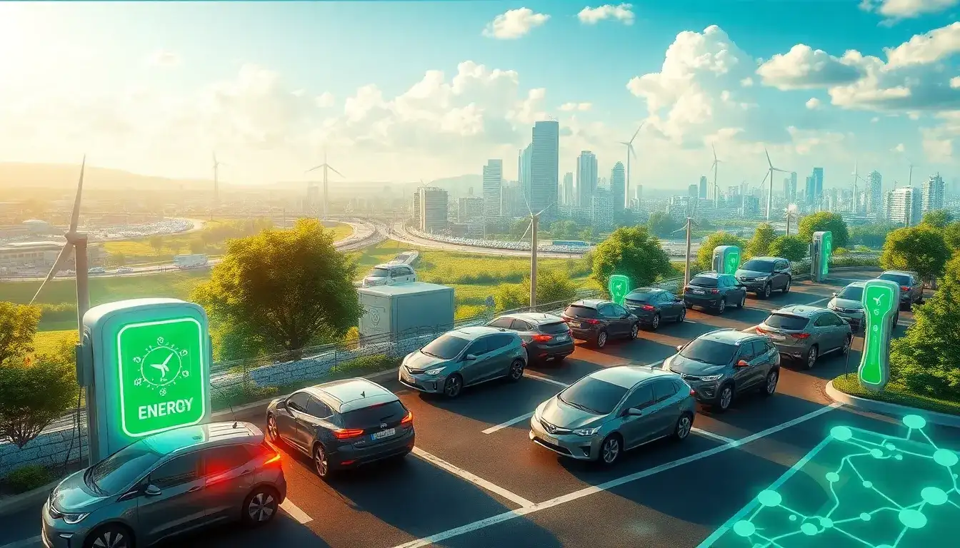 What role does smart charging play in reducing the environmental impact of EVs