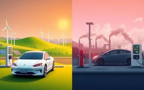 How does the energy efficiency of EVs compare to gasoline cars