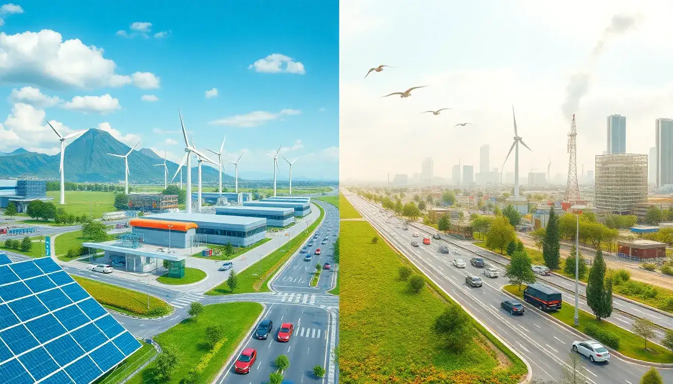 Are there any regions where EVs have a significantly higher environmental impact than gasoline cars