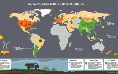 What regions are most affected by the mining of materials for EV batteries