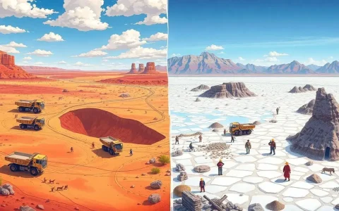 How does lithium mining impact local communities in Australia and Chile