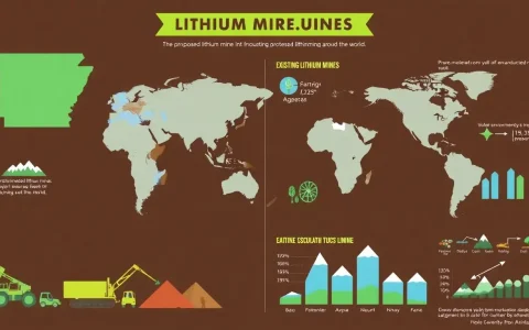 How does the proposed lithium mine in Arkansas compare to existing mines in other countries
