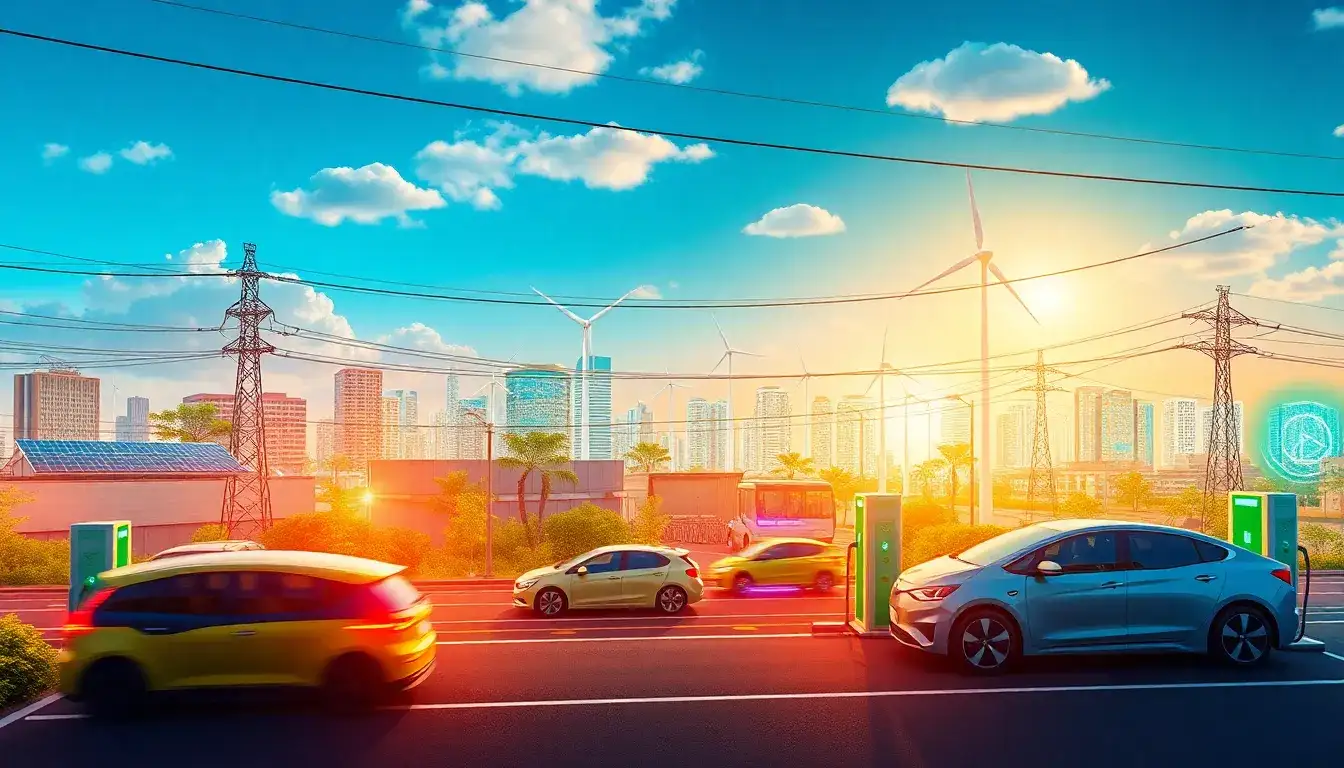 What role does the local electricity grid play in the environmental impact of EV charging