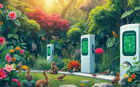 How does the installation of EV charging stations impact local ecosystems