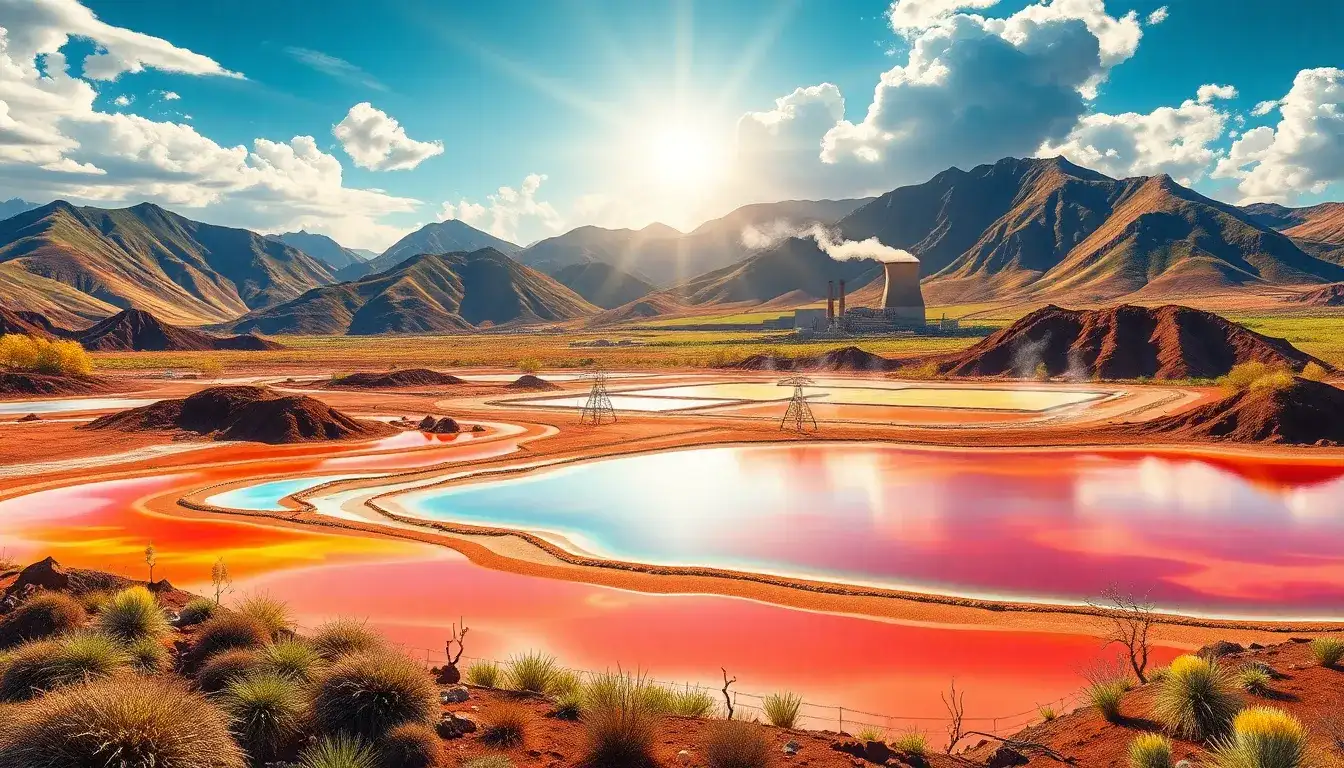 What are the environmental impacts of using geothermal brines for lithium extraction