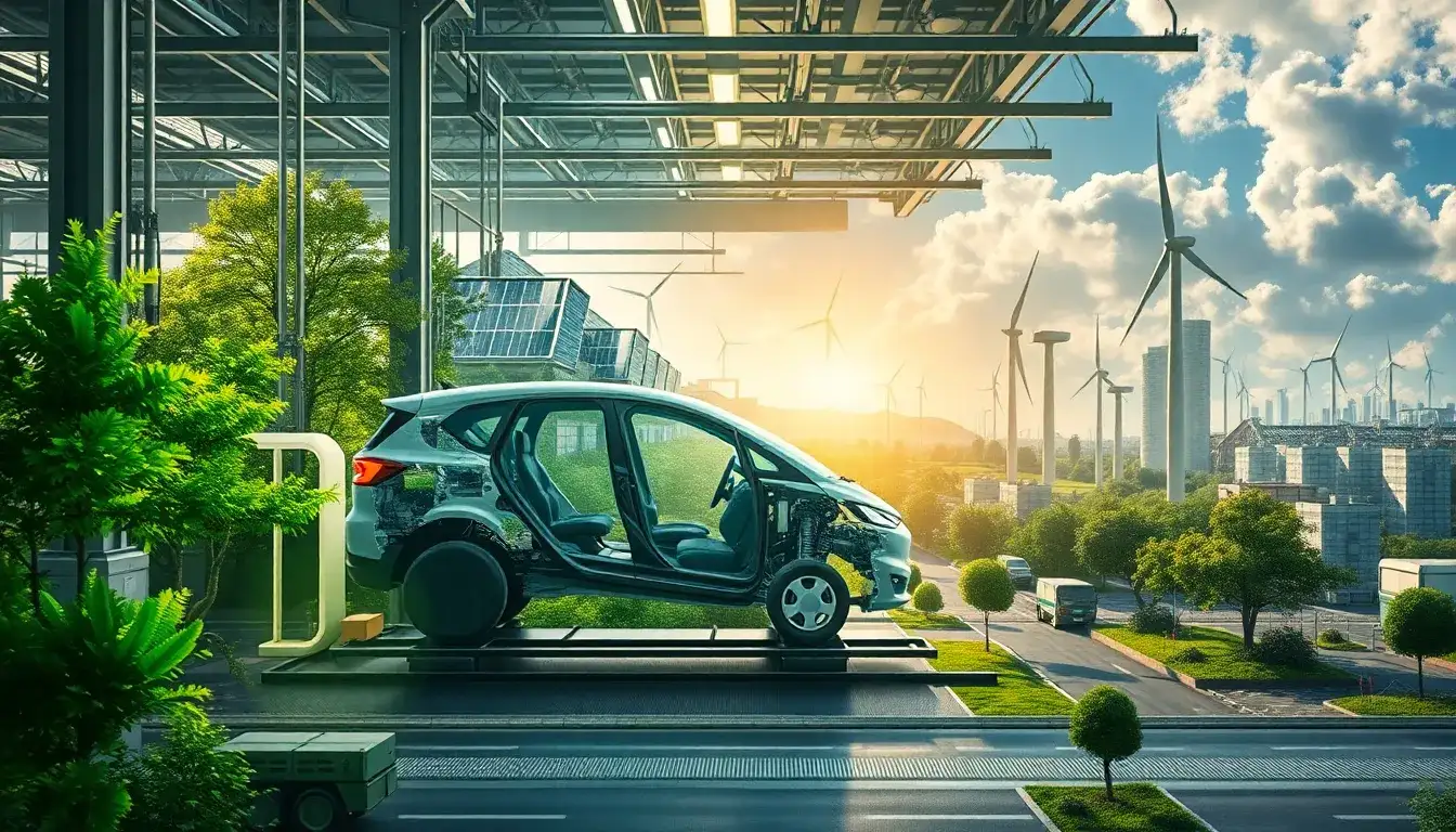 How does the production of electric vehicles affect the environment