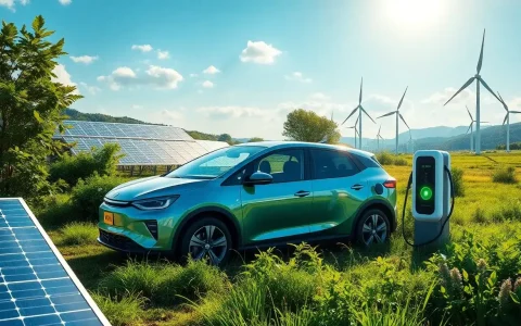 What role does renewable energy play in reducing the carbon footprint of EV batteries
