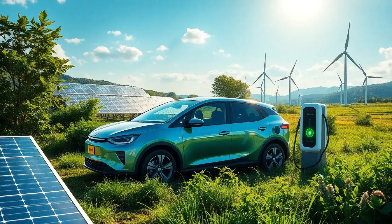 What role does renewable energy play in reducing the carbon footprint of EV batteries