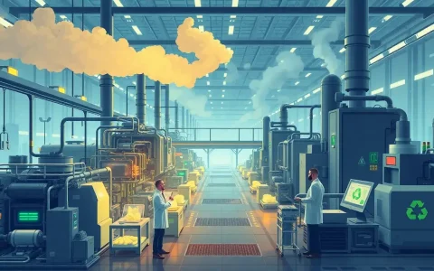 How does the production process of anode and cathode materials contribute to emissions