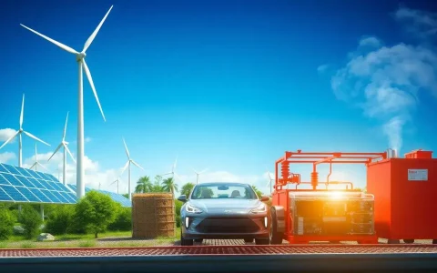 How do renewable energy sources impact the carbon footprint of EV battery production