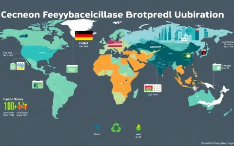 How do different countries compare in terms of the carbon footprint of EV battery production