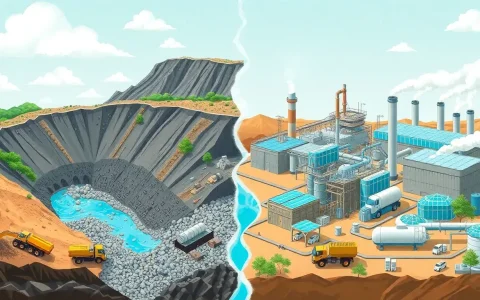 How do the mining and refining processes of EV battery materials impact their carbon footprint